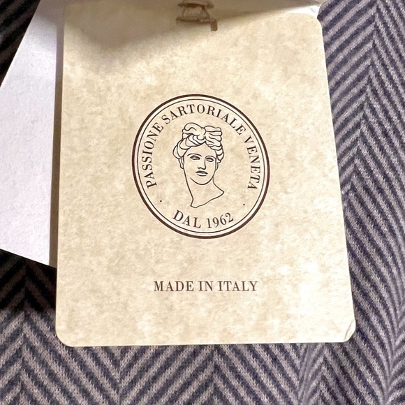 PESERICO Dress Made In Italy Size EU 46/US 10-12 New With Tags Long Sleeve Beige - Picture 5 of 8